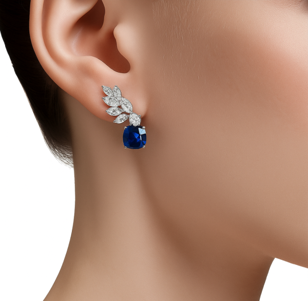 Sapphire Grace Earrings